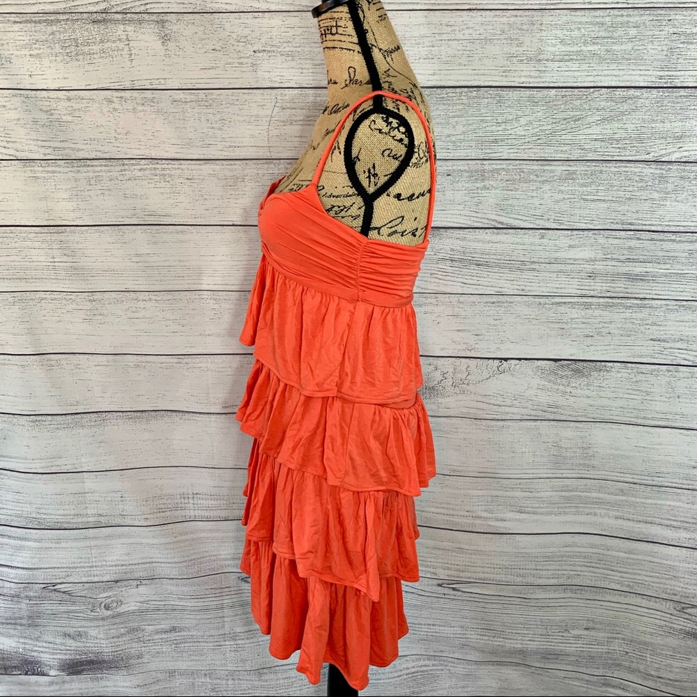 J. Crew | Ruffle Coral Reef Poppy Dress SZ S - Picture 7 of 10